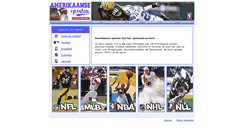 Desktop Screenshot of amerikaansesporten.centraal.net
